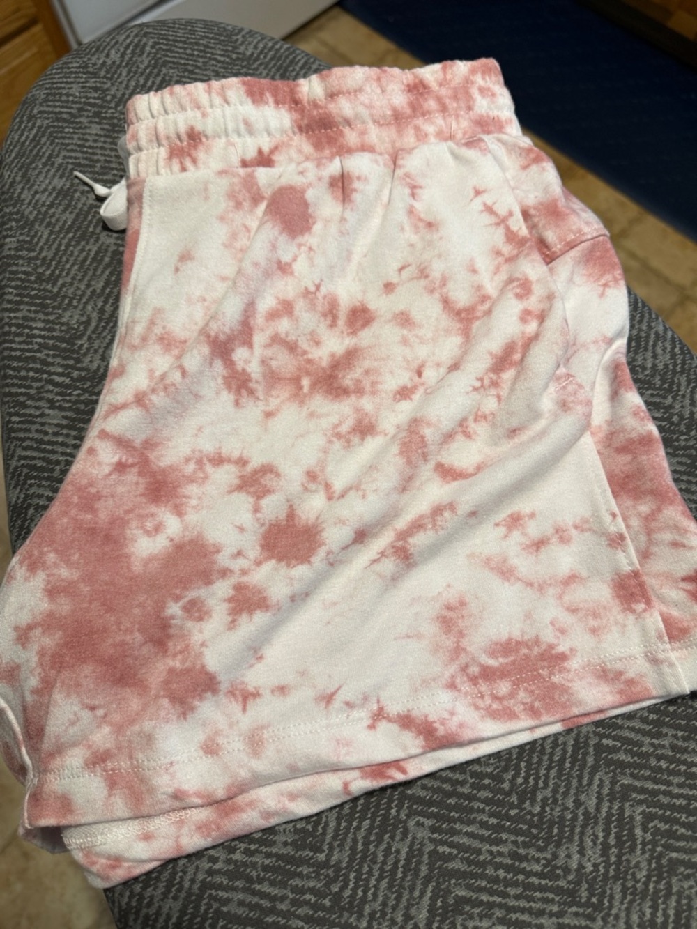RBX Tie-Dye Drawstring Shorts - Pink & Blue - Picture 2 of 5
